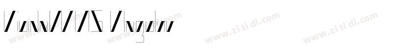 GuideW05 Regular字体转换